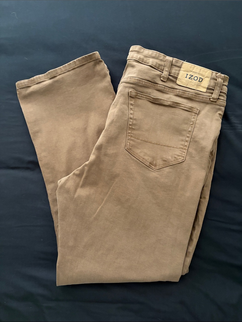 Izod Men's Khaki Brown Chinos